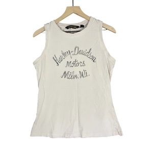 Womens Harley Davidson Tank Top Milwaukee Wisconsin Bikers Size Medium